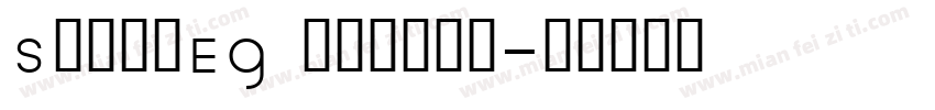SinsuEG medium字体转换